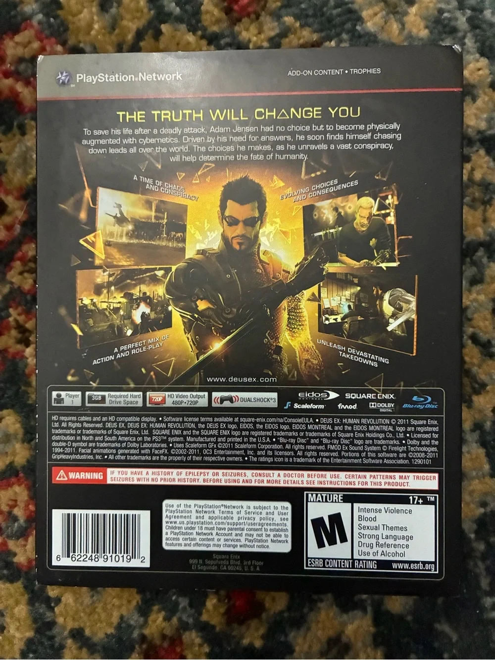 Deus Ex: Human Revolution (PS3) Brand New